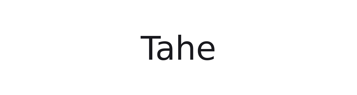 Tahe — Kspace