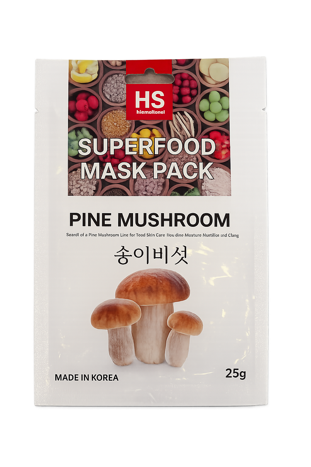HS International Superfood Mask Pack Pine Mushroom, 25 g — маска, Лицо | Kspace Shop Баку
