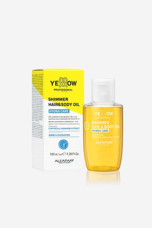 Yellow Professional Shimmer Hair & Body Oil Hydra Care — масло