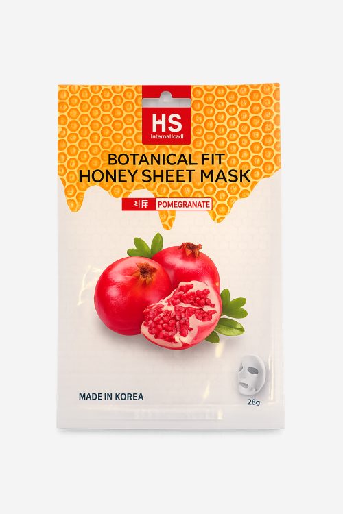 HS International Botanical Fit Honey Sheet Mask Pomegranate, 23 g — маска