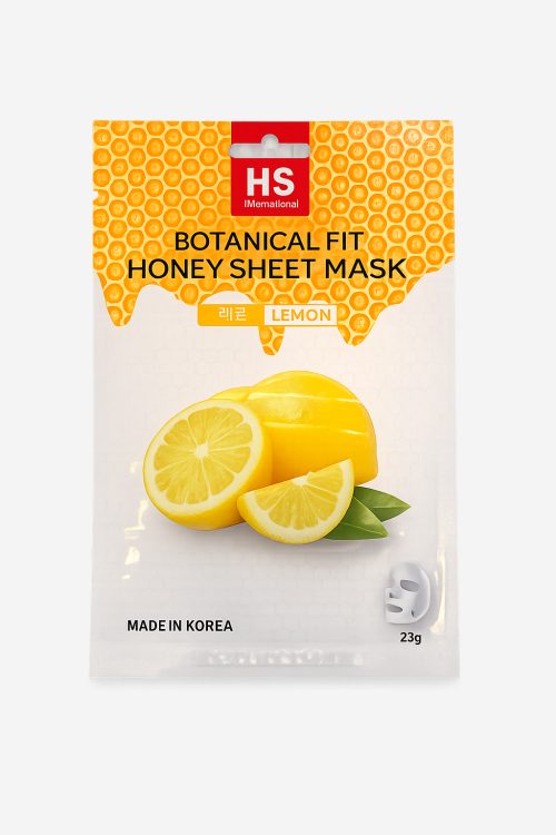 HS International Botanical Fit Honey Sheet Mask Lemon, 23 g — маска