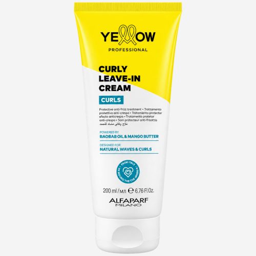 Yellow Professional Curly Leave-In Cream — крем
