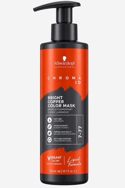 SCHWARZKOPF PROFESSIONAL Chroma ID Bonding Color Mask 7-77 Bright Copper — маска