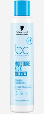 SCHWARZKOPF PROFESSIONAL  BC Bonacure Moisture Kick Shampoo Aloe Vera 1000 ml — шампунь