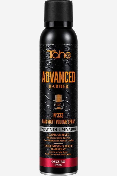 Tahe Advanced Barber Nº333 Hair Matt Volume Spray — Dark — спрей