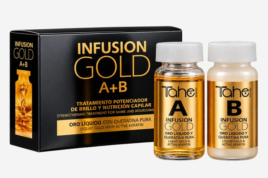 Tahe Tahe Keratin Gold Infusion A+B — сыворотка, Сыворотки и флюиды для волос