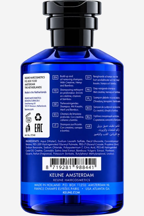 Keune 1922 Deep-Cleansing Shampoo — şampun