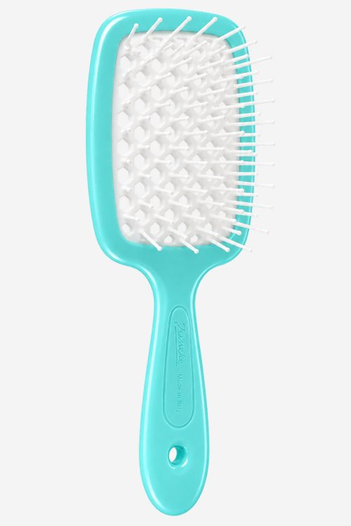 Janeke Small Superbrush Tiffany & White — Щётка для волос