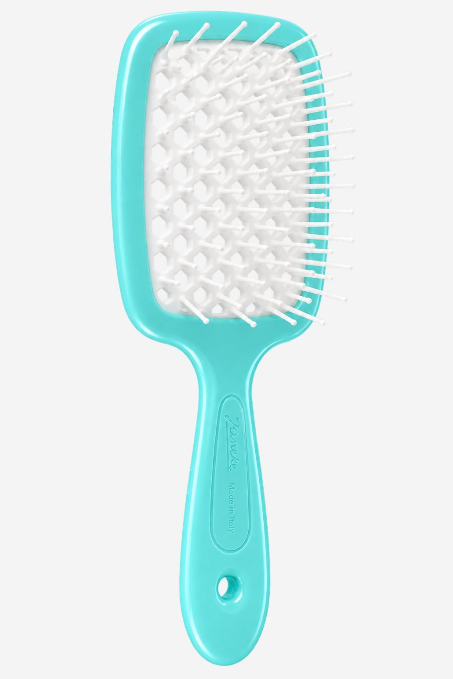 Janeke Janeke Small Superbrush Tiffany & White — Щётка для волос, Расчёски и аксессуары