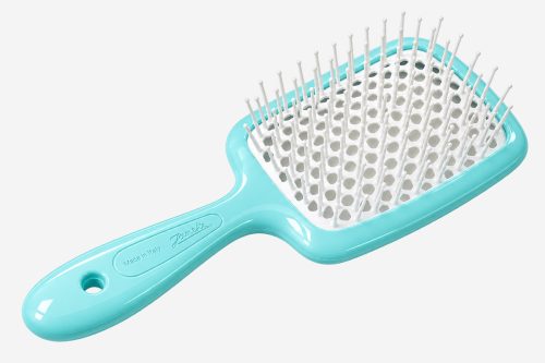 Janeke Small Superbrush Tiffany & White — Щётка для волос