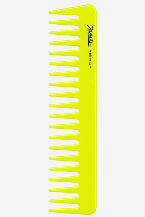 Jäneke 1830 Mini Supercomb — салатовый неон — Аксессуары для волос / мини-расчёска с широкими зубьями.