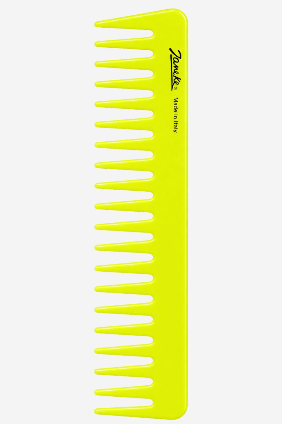 Janeke Jäneke 1830 Mini Supercomb — neon açıq yaşıl — Аксессуары для волос / мини-расчёска с широкими зубьями., Daraqlar və aksesuarlar
