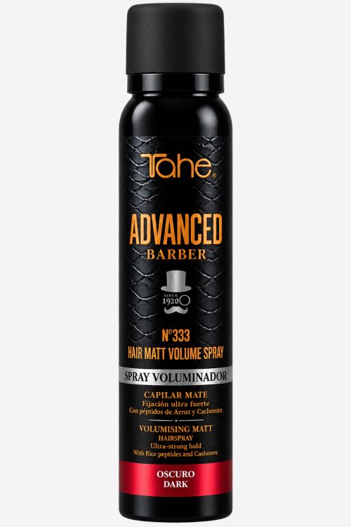 Tahe Advanced Barber №333 Hair Matt-Volume Spray, Oscuro / Dark — sprey
