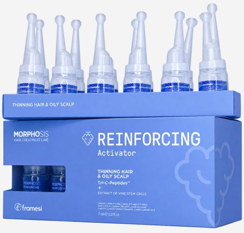 Framesi Morphosis Reinforcing Activator — Профессиональный уход за кожей головы; укрепляющий активатор против истончения волос в ампулах.