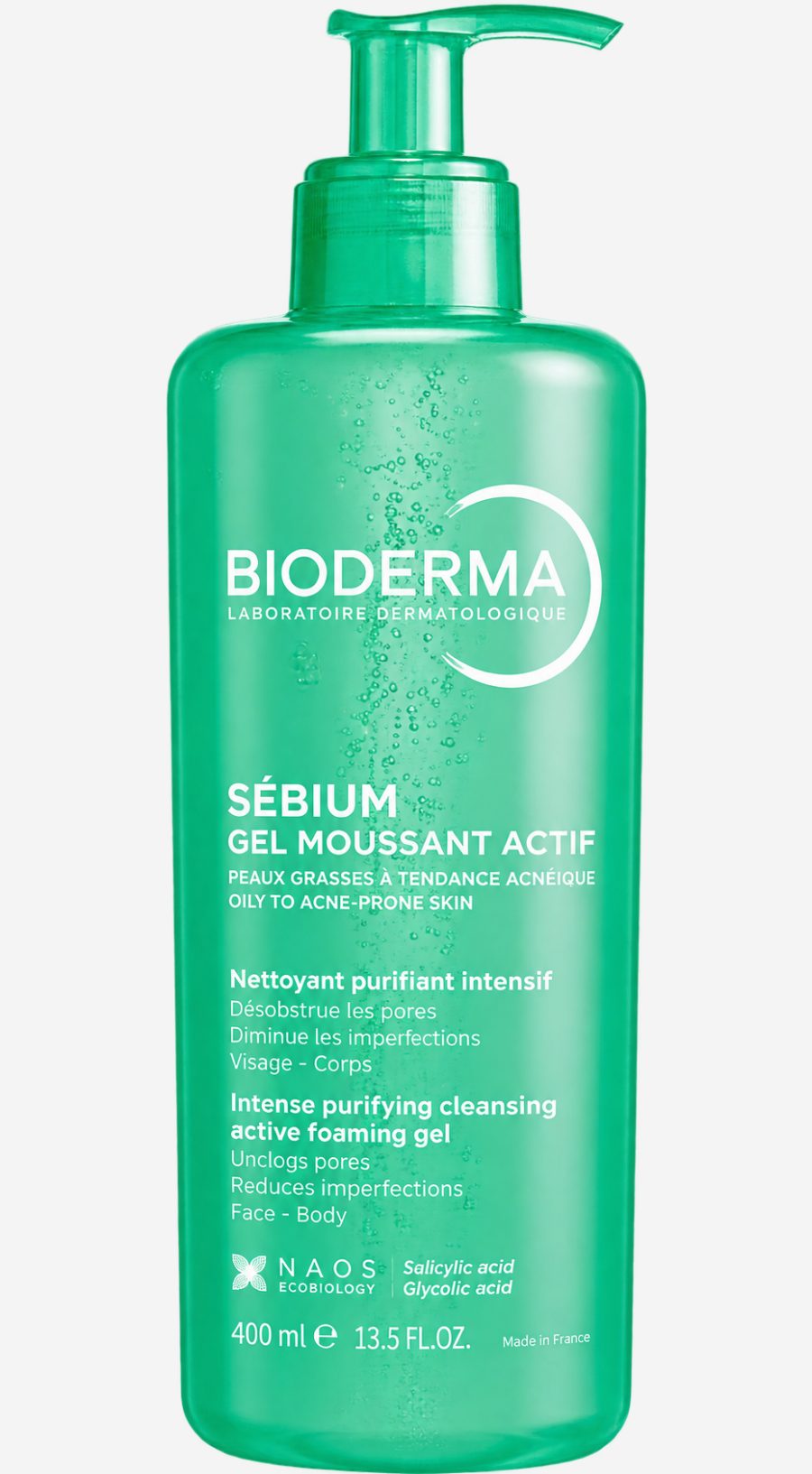 BIODERMA BIODERMA Sébium Gel Moussant Actif — 400 мл — гель, Очищение