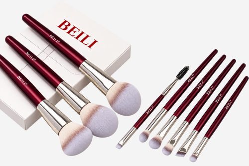 BEILI Pro Brush Set Face + Eyes — 9 кистей — набор