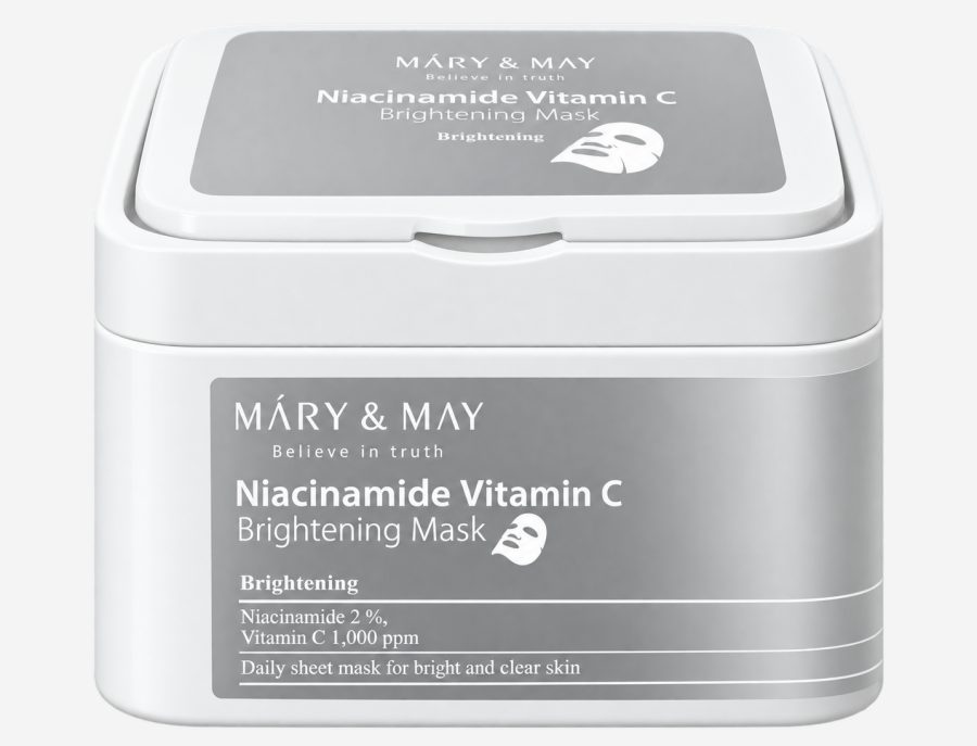 MARY & MAY Niacinamide Vitamin C Brightening Mask — маска, Маски