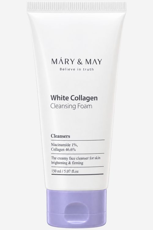 White Collagen Cleansing Foam — köpük