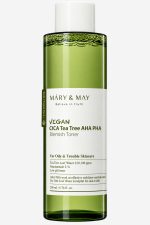 Vegan Cica Tea Tree AHA PHA Blemish Toner — 